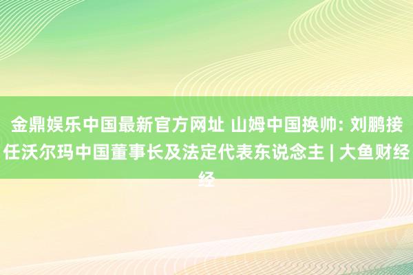 金鼎娱乐中国最新官方网址 山姆中国换帅: 刘鹏接任沃尔玛中国董事长及法定代表东说念主 | 大鱼财经